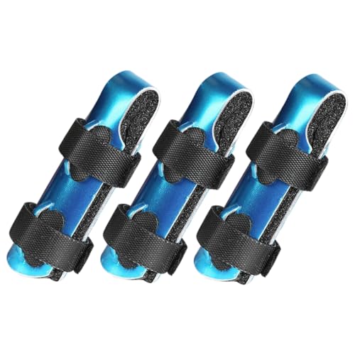 BCOATH Finger Straightener 3pcs Plywood Finger Support Braces Alum. Alloy Sponge Material