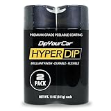 DipYourCar HyperDip Peelable Car Paint - 2-Pack Automotive Spray Paint for Wheels, Emblems, Mirrors and More - Shadow Black