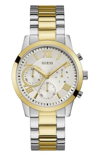 Guess W1070L8 ���f�B�[�X �\�[���[ �A�i���O �N�H�[�c �r���v �X�e�����X�X�`�[���u���X���b�g