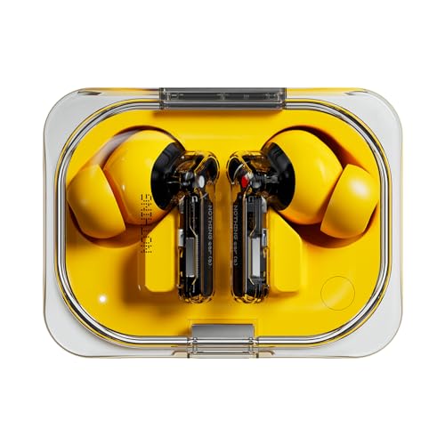 Nothing Ear (a) Wireless Earbuds: ChatGPT, 45dB Noise Cancelling, Hi-Res Audio, 6 Mics, 42.5H Playtime, Bluetooth Yellow