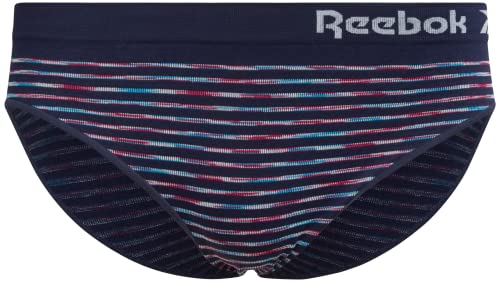 Reebok Women's Bikini Underwear - 5 Pack Stretch Performance Seamless Bikini Briefs - Breathable Underwear for Women (S-XL)4