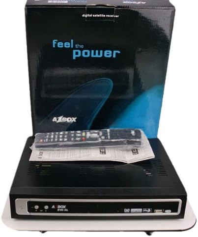 AZBOX EVO XL Digital Satellite Receiver MCPC/SCPC, C/KU reception (Black)