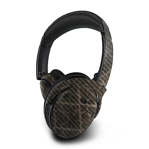 Image of MightySkins Carbon Fiber Skin Compatible with Bose QuietComfort 45 Headphones Vintage Elegance | Protective, Durable Textured Carbon Fiber Finish | Easy to Apply