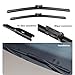 Car Wiper Front Wiper Blades Compatible with VW Amarok 2013-2021 Windshield Windscreen Window Car Rain Brushes 24''+24''