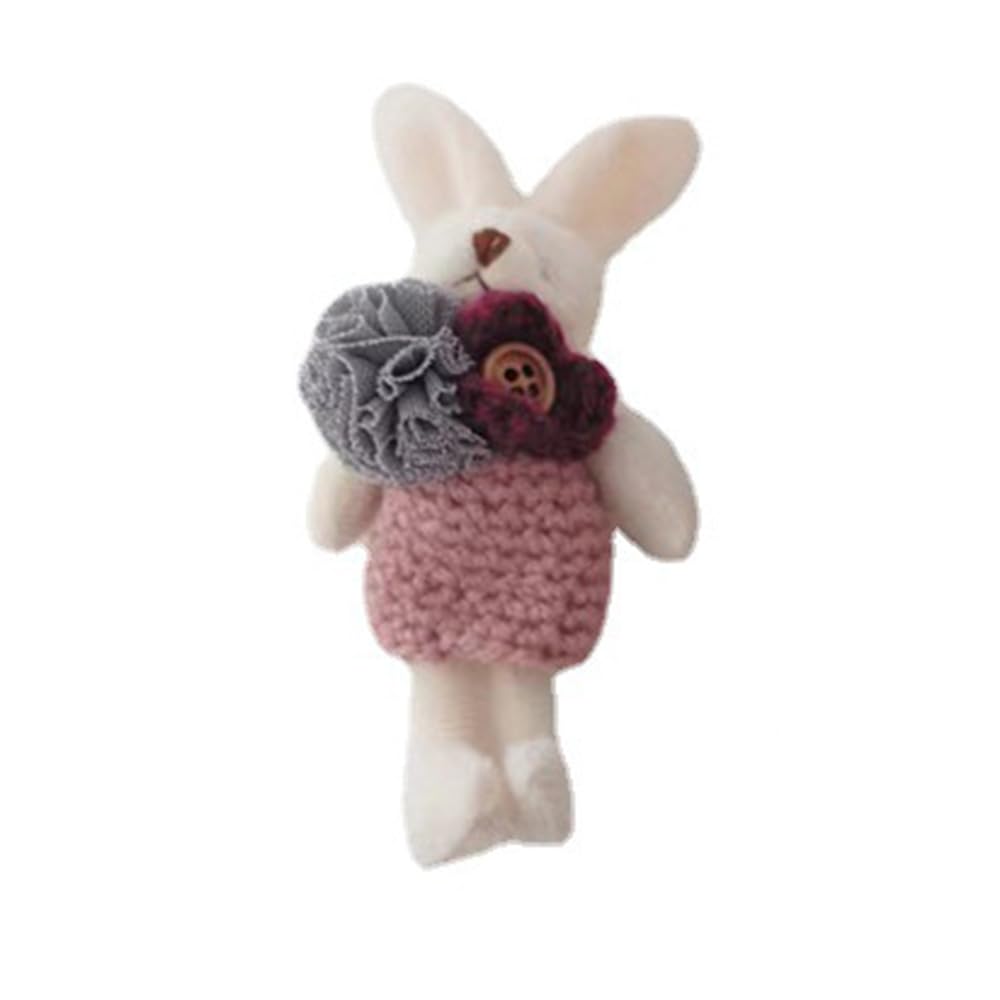Cartoon Rabbit Brooch Sweater Accessories Doll Cute Women's Brooch Sweet Statement Chest Flowers Lapel Clothing Scarf Hat Backpack Decoration