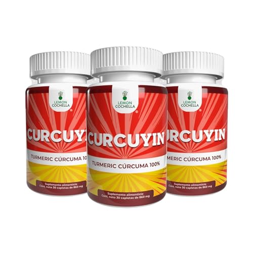 Dietéticos, Personal Care Appliances LEMON COCHELLA - CURCUYIN - Suplemento alimenticio. 30 capletas de 860 mg (3pack)
