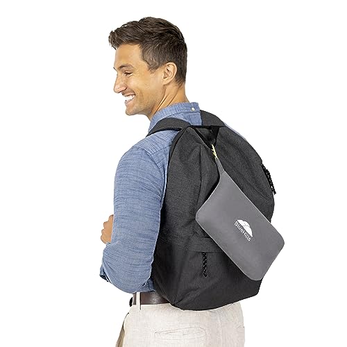 BlueHills Cobertor de viagem travesseiro compacto e leve tamanho de bolso avião viagem essencial via