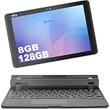 富士通 windows タブレット ARROWS Tab Q509/VE 10.1型 WUXGA 文教モデル タブレットPC タッチパネル 2in1 軽量 Celeron N4100/8GBメモリ/128GBストレージ/Type-C＆USB対応/キーボード付き(整備済み品)