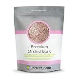 Perfect Plants Premium Orchideenrinde 4qt. | Mulchmischung für epiphytische Pflanzen | Basis für Orchideen-Blumenerde Substrat