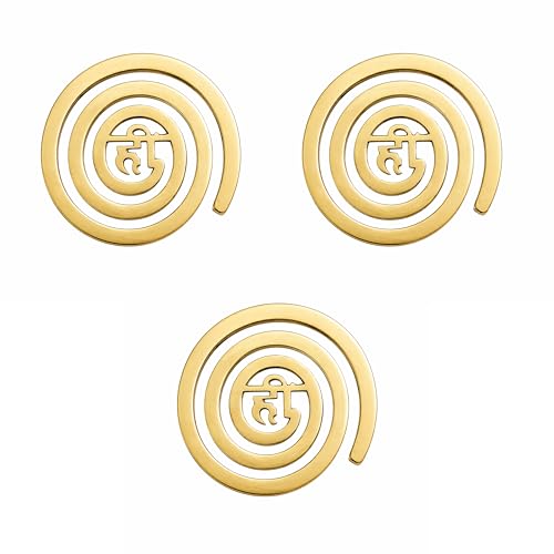 Image of Brass Plain Helix |Size- 4 Inch |Weight of 1 Unit- 160gm Approx |Energy Booster Vastu Remedy | Vastu Helix Remedy for Zone Correction |Zonal Placement - NW | Pack of 3