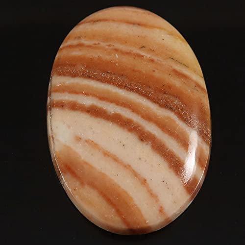 Agate rose cabochon ovale gemme de sérénité et douceur