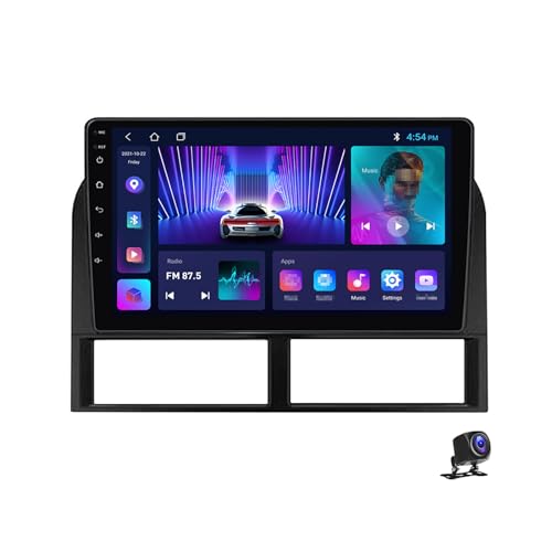 Genérico HYNMSM Estéreo de Coche Android 13 de Doble DIN con Carplay inalámbrico con Bluetooth, Radio de Coche de 9 Pulgadas para J-eep Grand Cherokee 1999~2005, navegación Multimedia con USB/RDS/DSP