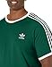 adidas Men's Originals 3 Stripes Tee, Collegiate Green, L