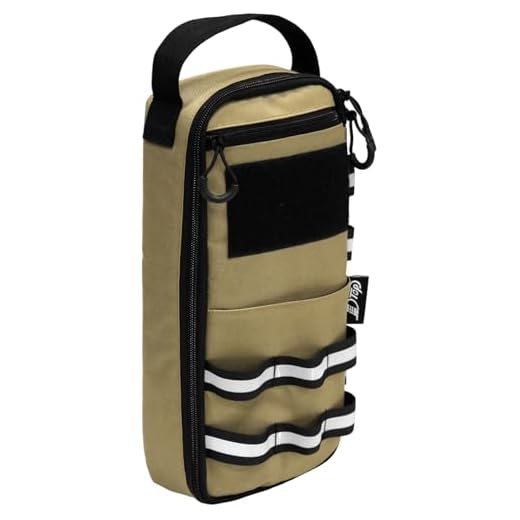 JLDTOP Heavy Duty Small Tool Bag, Portable Utility Tool Organizer with Zipper Handle, Small Tactical Molle Pouch, EDC Storage Bag for Men