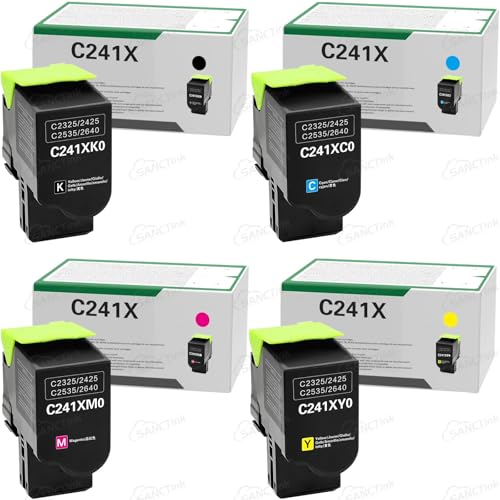 Cartouche toner C241X compatible Lexmark C2535dw pour grands volumes de bureau
