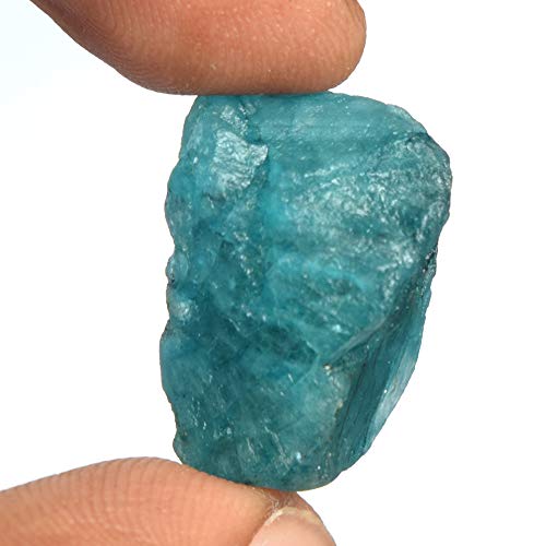 Gemhub Rare Raw Blue Aquamarine Chunk 27.00 Ct Certified Natural Raw Blue Aquamarine Healing Crystal For Jewelry Dt-329 #TOP22