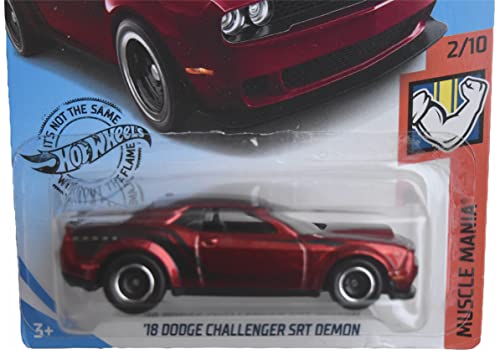 Hot Wheels Dodge Challenger SRT Demon 2018 miniatura 2