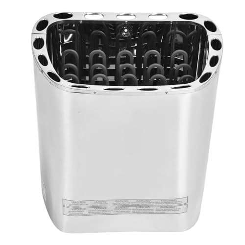 Calentador de sauna de alta precisión, control externo, 6 kW para baños pequeños y medianos, acero inoxidable de 380 V, equipo de sauna independiente
