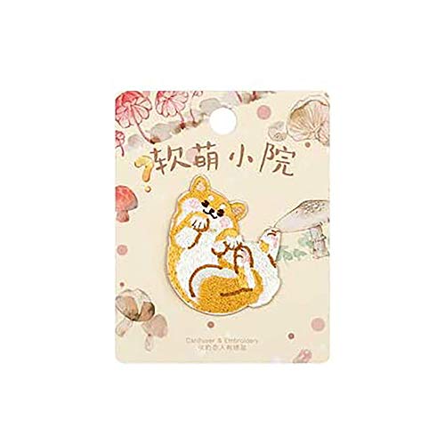 Doraking Cartoon Iron On Embroidered Patches DIY Sew On Decorative Appliques Stickers Embroidery