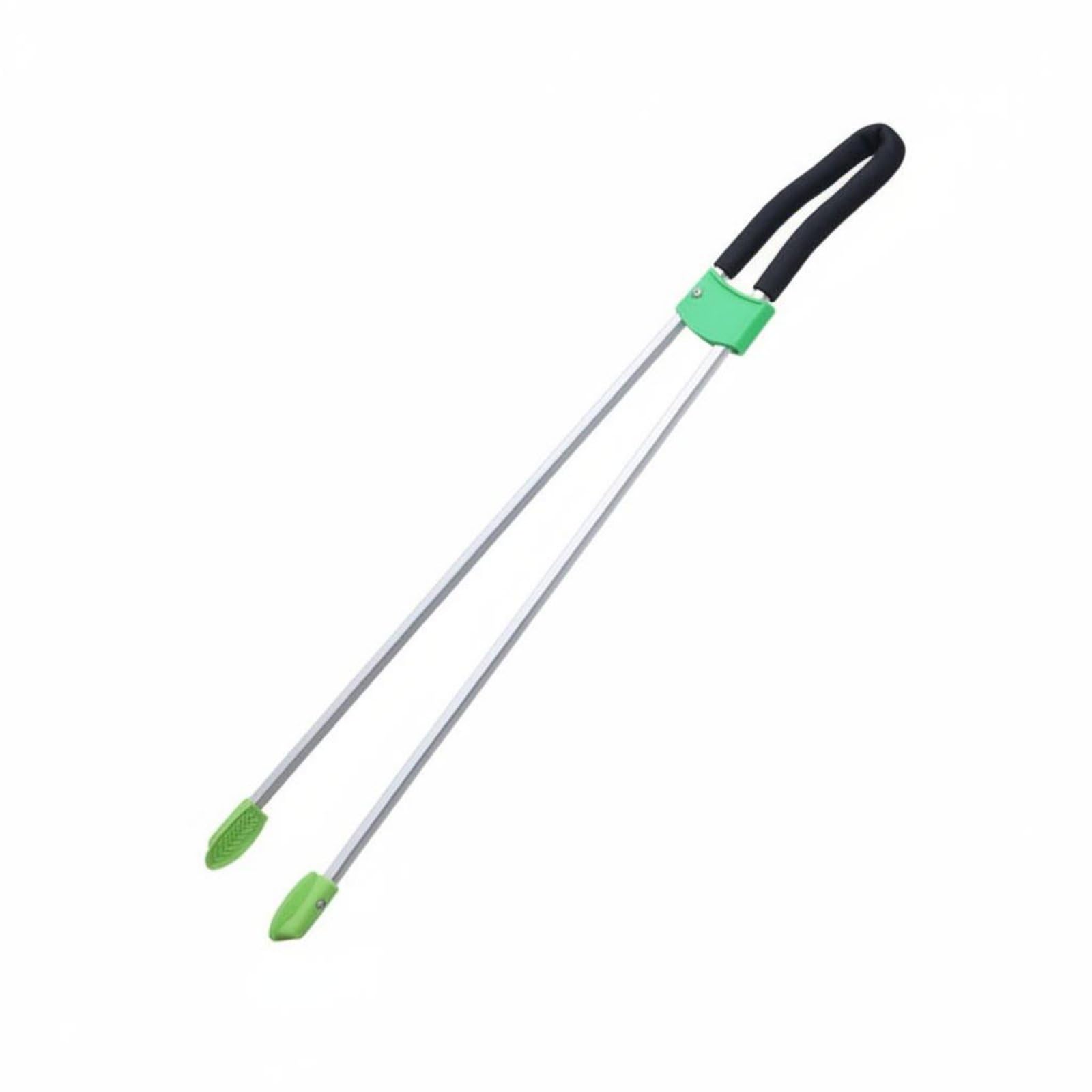Strong Grip Trash Picker Upper Non-Slip Claws Long Handle Grabber Sturdy Sanitation Tongs Lightweight for Elderly, Disabled People, Outdoor, Garden, Home, Left Bend Alu Tube-image-45