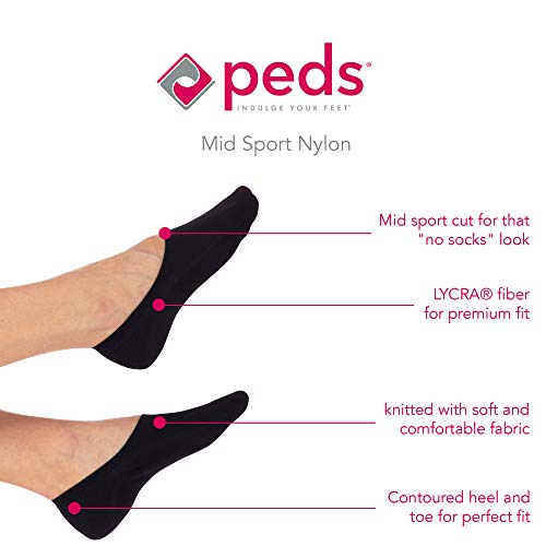 Peds womens Countoured High Cut No Show Socks2