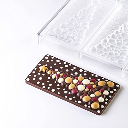 Moule tablette de chocolat Bubble Tree Paons design haute précision