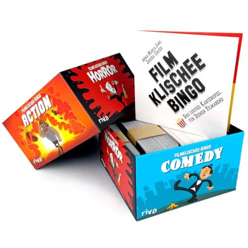 Filmklischee-Bingo: Das lustige Kartenspiel für deinen Filmabend. Gemeinschaftsspiel für Jugendliche und Erwachsene. Das perfekte Geschenk für Filmfans ab 12 Jahren