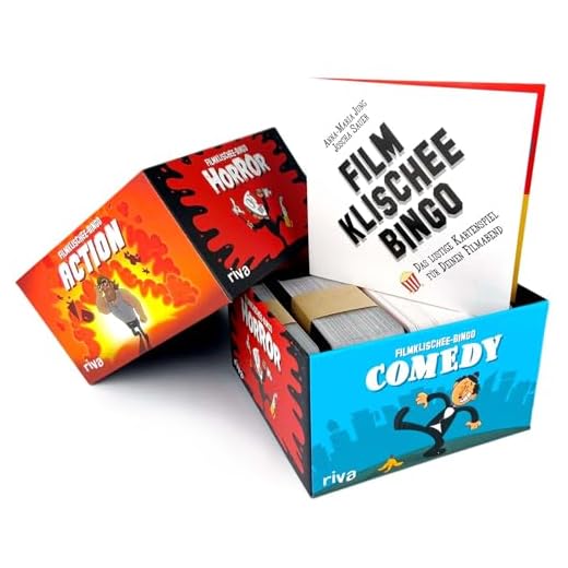 Filmklischee-Bingo: Das lustige Kartenspiel für deinen Filmabend. Gemeinschaftsspiel für Jugendliche und Erwachsene. Das perfekte Geschenk für Filmfans ab 12 Jahren