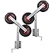 JGYHHJ Boat Trailer Double Wheel Bow Support Set of 2 23.2