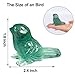 Ytbeoxk Fluorite Crystal Bird Carving Hand Carved Gemstone Bird Figurine 2.4 Inch Polished Animal Sculpture Healing Stone Home Office Desk Decoration Gift Collection