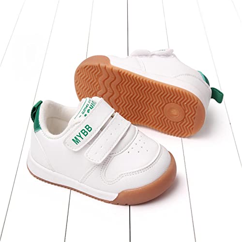 Baby Tennis Athletic Unisex Sneakers Infant Low Top Ankle Pu Leather Soft Rubber Sole Crib First Wal𝐤er Shoes4