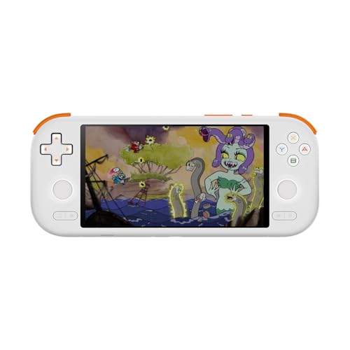 Image of Air X Android Handheld Game Console, 5.5 inch IPS Touchscreen Retro Gaming Console, Snapdragon 662, 4GB RAM 64GB eMMC, RGB Hall Joysticks & Triggers, Active Cooling, 5000mAh Battery [White]