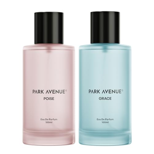 Image of Park Avenue For Her | Luxury Perfume Gift Set for Women | 2 x 100ml | Grace & Poise | Long Lasting EDP | Fresh | Floral | Premium Fragrance