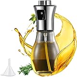 Auyeetek Oil Sprayer for Cooking Oil Spray Bottle Oil Glass Food Safe Stainless Steel Oil Spray for