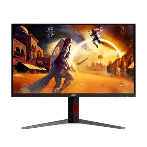 Image of AOC U32G4U 31.5 inch UHD Monitor 160Hz, Fast IPS Panel, 1ms GtG, Adaptive Sync, HDR400, G-Sync Comp., Height Adjustment, (3840x2160 HDMI 2X 2.1 DP 1x1.4 USB Hub) Black /red