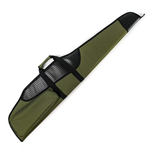 GUGULUZA Gewehrtasche Waffentasche Gepolsterte mit Trageriemen Tasche für Langwaffen Luftgewehr Gewehr Jagd, Armeegrün 130cm