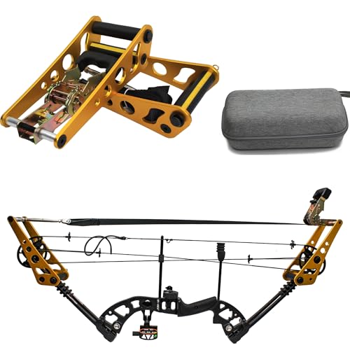 Archery Compound Portable Bow Press Open Tool Accessories String Replacement Upgraded Version with Tool Case