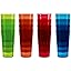 Kryllic Reusable Plastic Cups Tumblers Drinking Glasses,Set of 4 - 20 ...