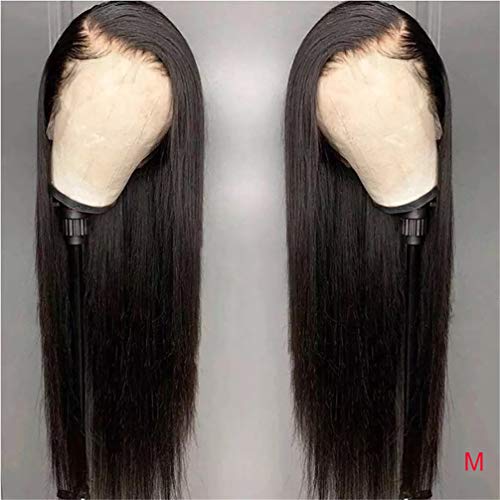 Perruque frontale en dentelle cheveux longs et lisses Remy haut de gamme