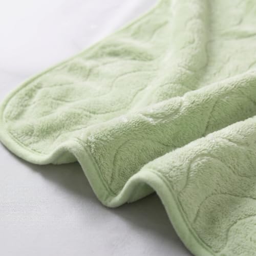 Image of Baby Hooded Towels,31 x 31 in Baby Washcloths, Infant Super Soft Baby Bath Towels with Hood for Toddlers1-3 (Green Dinosaur + Gray Bear)