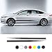 Adesivi a strisce laterali per auto, per Ford Focus 2 3 1 MK2 MK3 Fiesta Mondeo Fusion Explorer Escape Shelby Edge Ecosport Kuga Mustang ST