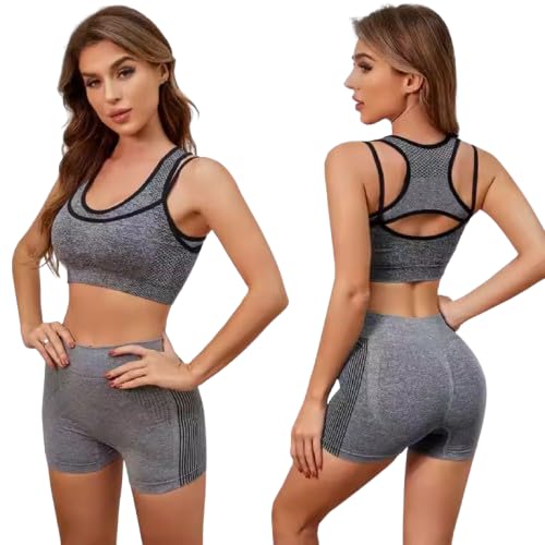 Shopipistic 2 Pc Butt Lifter Gym Wear for Women Workout Set Combo, I-Shaped Wire Free Padded Sports Bra with High Waist Bu... - Review, Price and Buying Guide