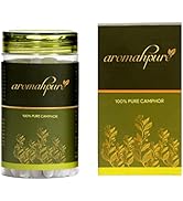 Aromahpure 100% Pure Original Camphor Tablets Best Suited Camphor for Pooja 100Gm