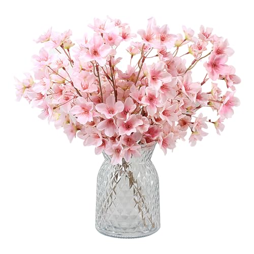 FOSDICK 4 Piezas Ramos de Flores y Artificiales, Decoración Realista para Mesa de Comedor, Hogar, Bodas, Fiestas, Oficinas, Balcones, Jardines