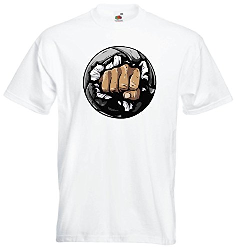 pinkel ephant - T-Shirt pour Homme - Joli Sport motifs Volley Boîtes Football - Blanc - XXL Cover