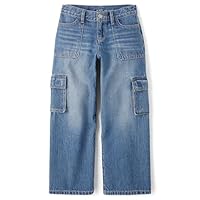 The Children's Place,Girls,Baggy Jeans,Orchard Wash Cargo,6