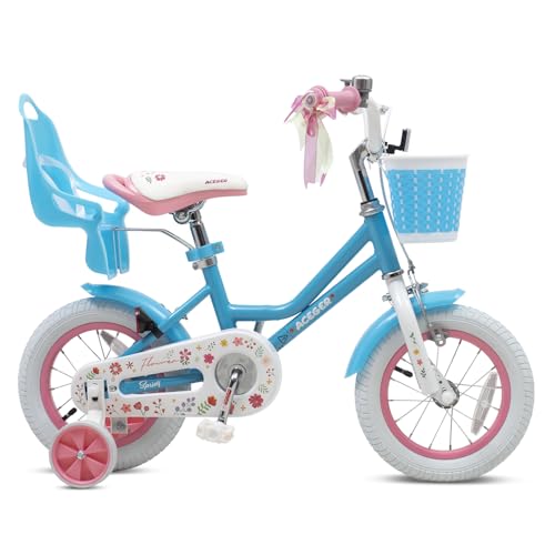 Image of ACEGER Kids Bike for Ages 2-12 Years Old Boys Girls and Toddler, 12 14 16 18 Inch Children Bicycle with Training Wheels, 20 Inch Bike with Kickstand, Multiple Colors.