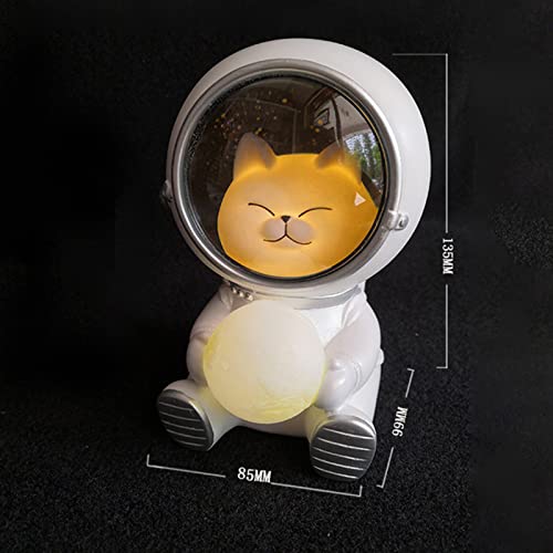 Lampe de table astronaute chaton pour illuminer vos lectures - 2
