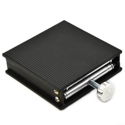 Table élévatrice stable en aluminium pour le travail du bois et la gravure avec bouton de réglage de la hauteur conçu pour fonctionner sans problème avec le support de levage de niveau à bulle