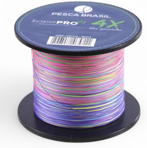 Pesca Brasil, Linha de Pesca 500m Multifilamento Resistente 0,28m...